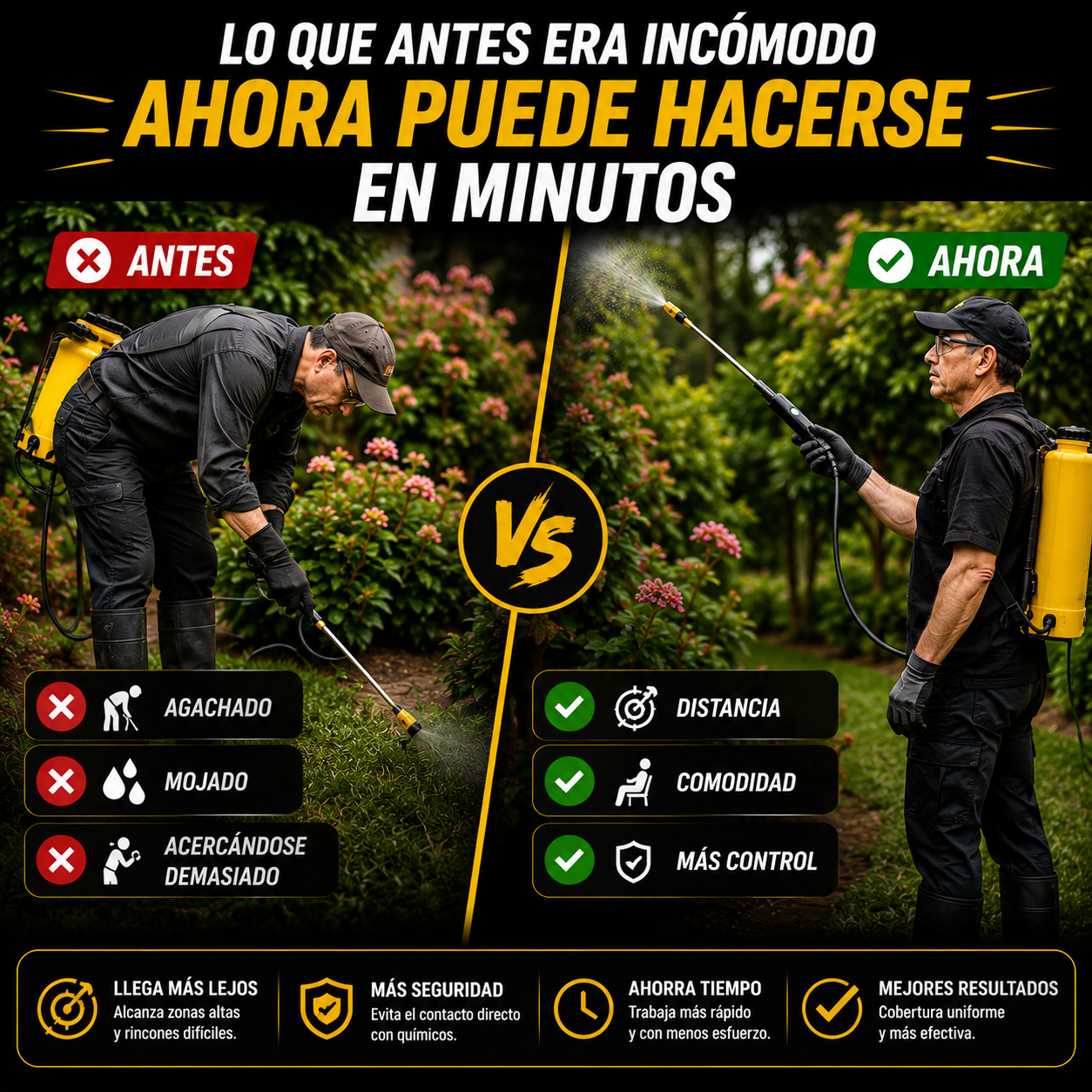 AquaWand Pro™ | Fumiga cómodo y ahorra tiempo