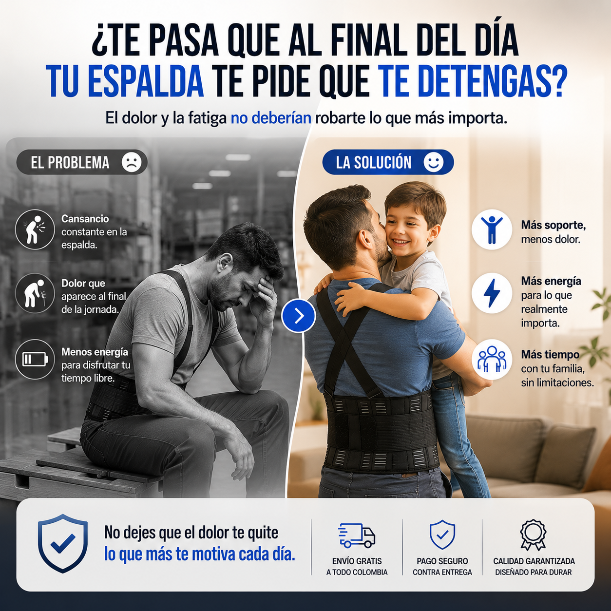Faja Lumbar de Alto Soporte