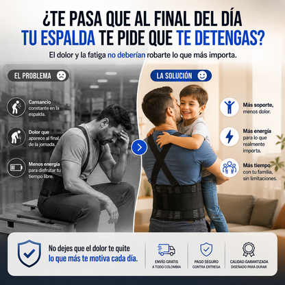 Faja Lumbar de Alto Soporte