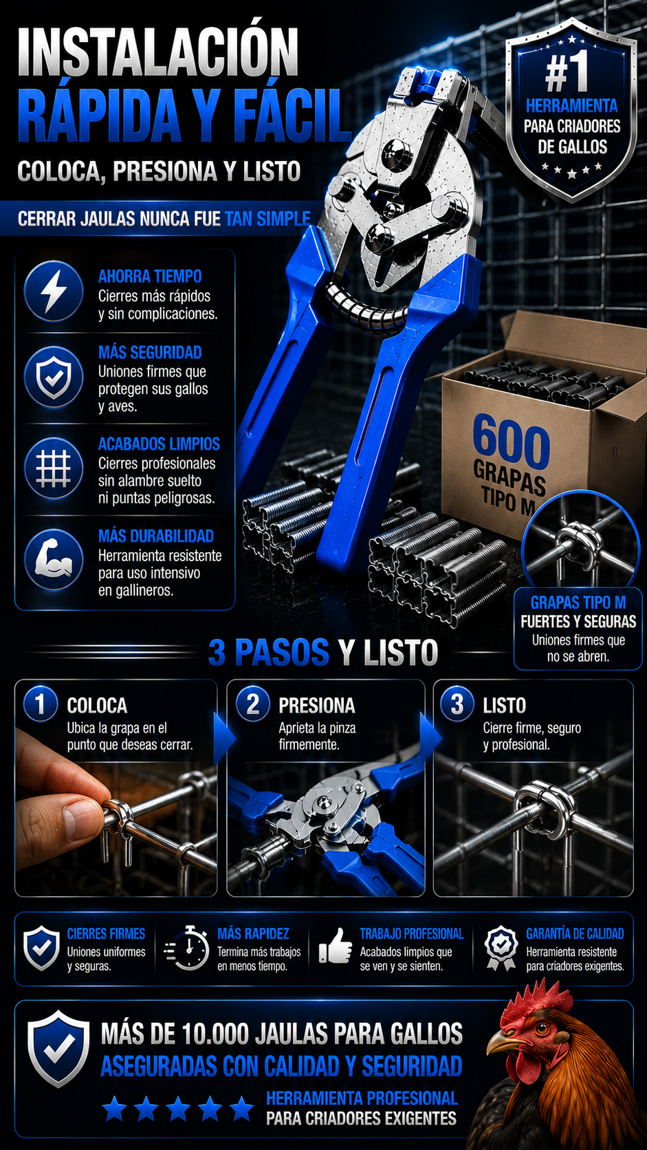 FEROX CLAMP PRO™ La herramienta que todo criador debe tener