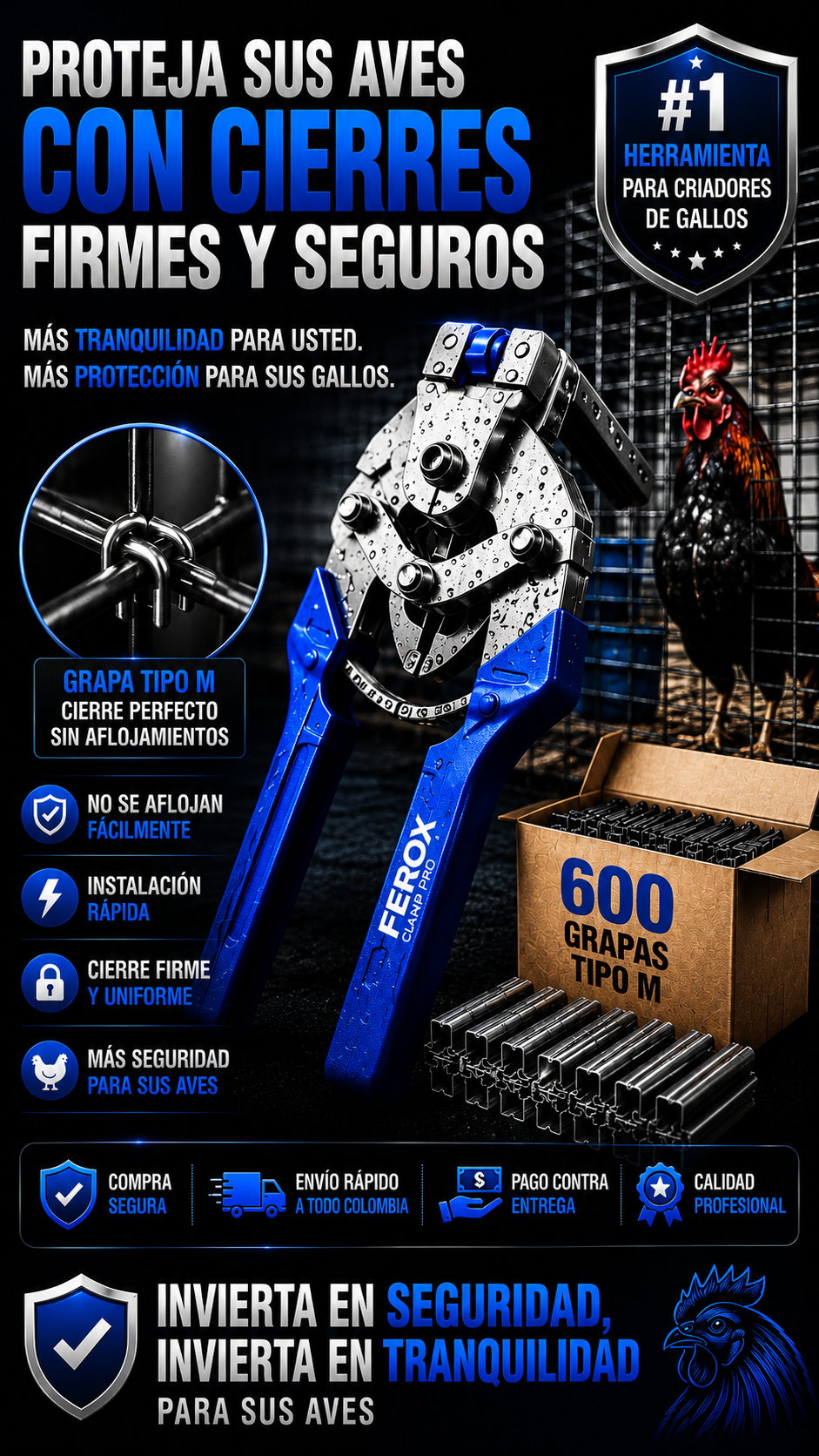 FEROX CLAMP PRO™ La herramienta que todo criador debe tener