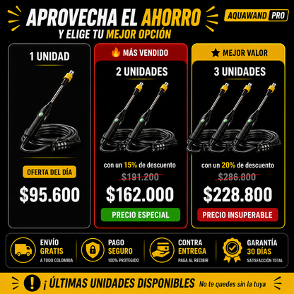 AquaWand Pro™ | Fumiga cómodo y ahorra tiempo